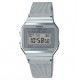 Casio Vintage da uomo donna slim piatto digitale maglia milano led crono alarm