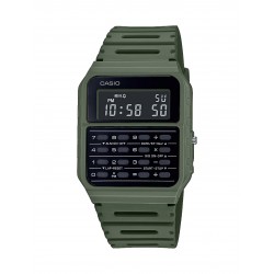 Casio vintage da uomo lcd ca-53w calculator crono watch digitale verde data giorno