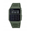 Casio vintage da uomo lcd ca-53w calculator crono watch digitale verde data giorno