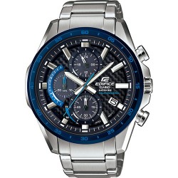 orologio da uomo Casio Edifice crono acciaio inox solare vetro zaffiro garanzia