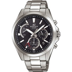 Casio Edifice crono acciaio inox orologio uomo  solare vetro zaffiro garanzia