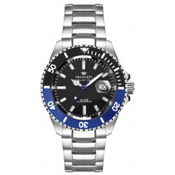 Orologio Pryngeps Uomo tipo submariner 42 mm corona vite data ghiera blu nera