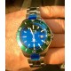 Orologio Pryngeps Uomo tipo submariner 42 mm corona vite data ghiera verde nera