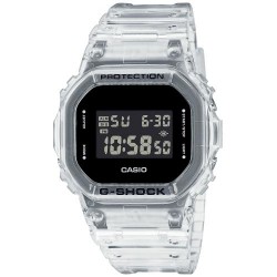 Casio g-shock dw 5600 trasparente skeleton da uomo donna cronografo timer 200m