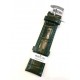 Cinturino orologio Morellato vera pelle imbottito stampa cocco verde 18 20 22 mm