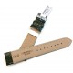 Cinturino orologio Morellato vera pelle imbottito stampa cocco verde 18 20 22 mm