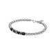 Bracciale Brosway da uomo in acciaio inox sfere lucide e inserti