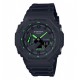 Casio g-shock ga 2100 da uomo nero verde resina carbonio limited edition crono