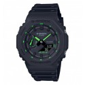 Casio g-shock ga 2100 da uomo nero verde resina carbonio limited edition crono