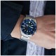 Orologio da uomo Seiko 5 automatico 3 sfere giorno data blu cinturino acciaio
