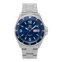 orologio unisex uomo Orient Mako 2 automatico day date diver 200 mt acciaio minerale blu