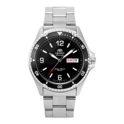 orologio Orient da uomo unisex  automatico Mako 2 nero in acciaio inox cassa 41 mm