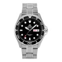 orologio Orient da uomo unisex  automatico Mako 2 nero in acciaio inox cassa 41 mm