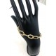 Bracciale da Donna ETRUSCA GIOIELLI a Catena Placcata ORO GIALLO 18 KT cm. 19