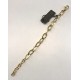Bracciale da Donna ETRUSCA GIOIELLI a Catena Placcata ORO GIALLO 18 KT cm. 19