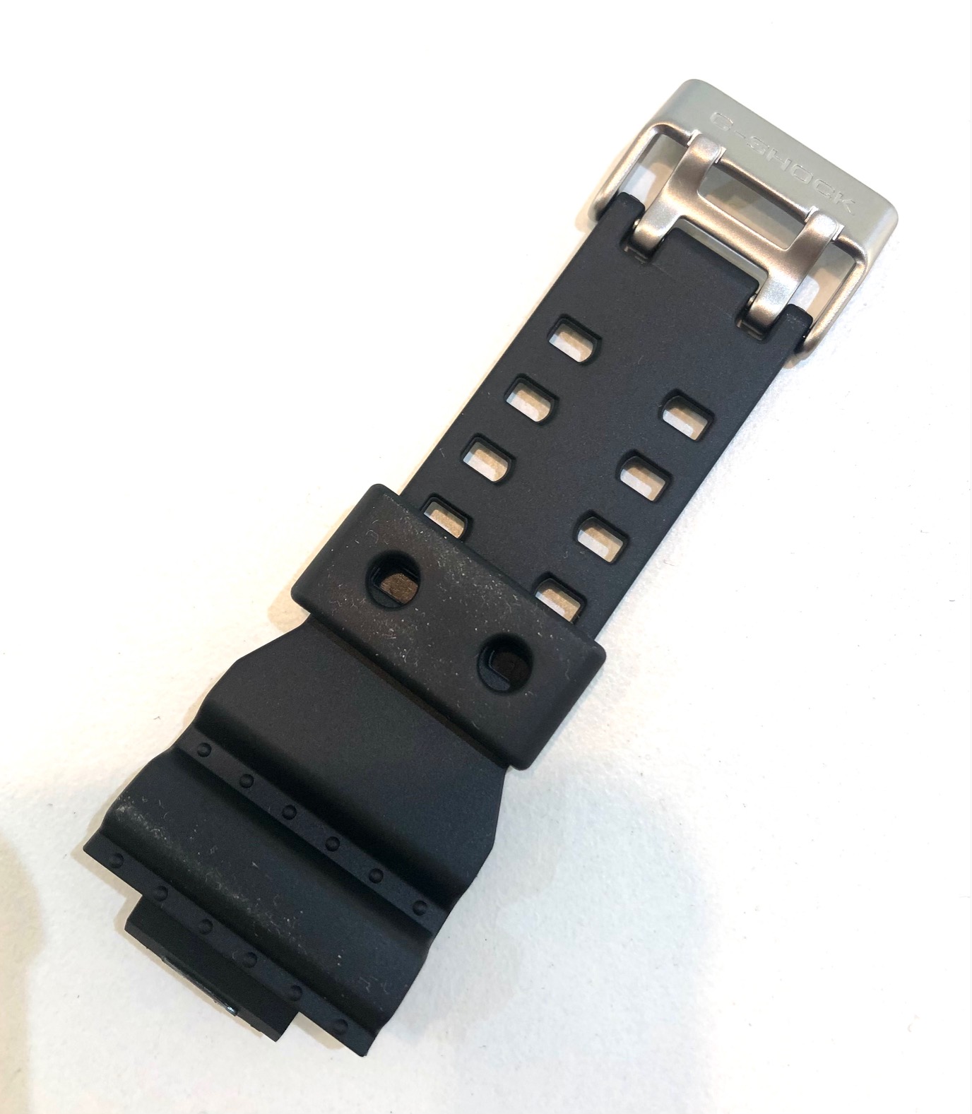 Cinturino Originale Casio g-shock 16 mm silicone gomma nero