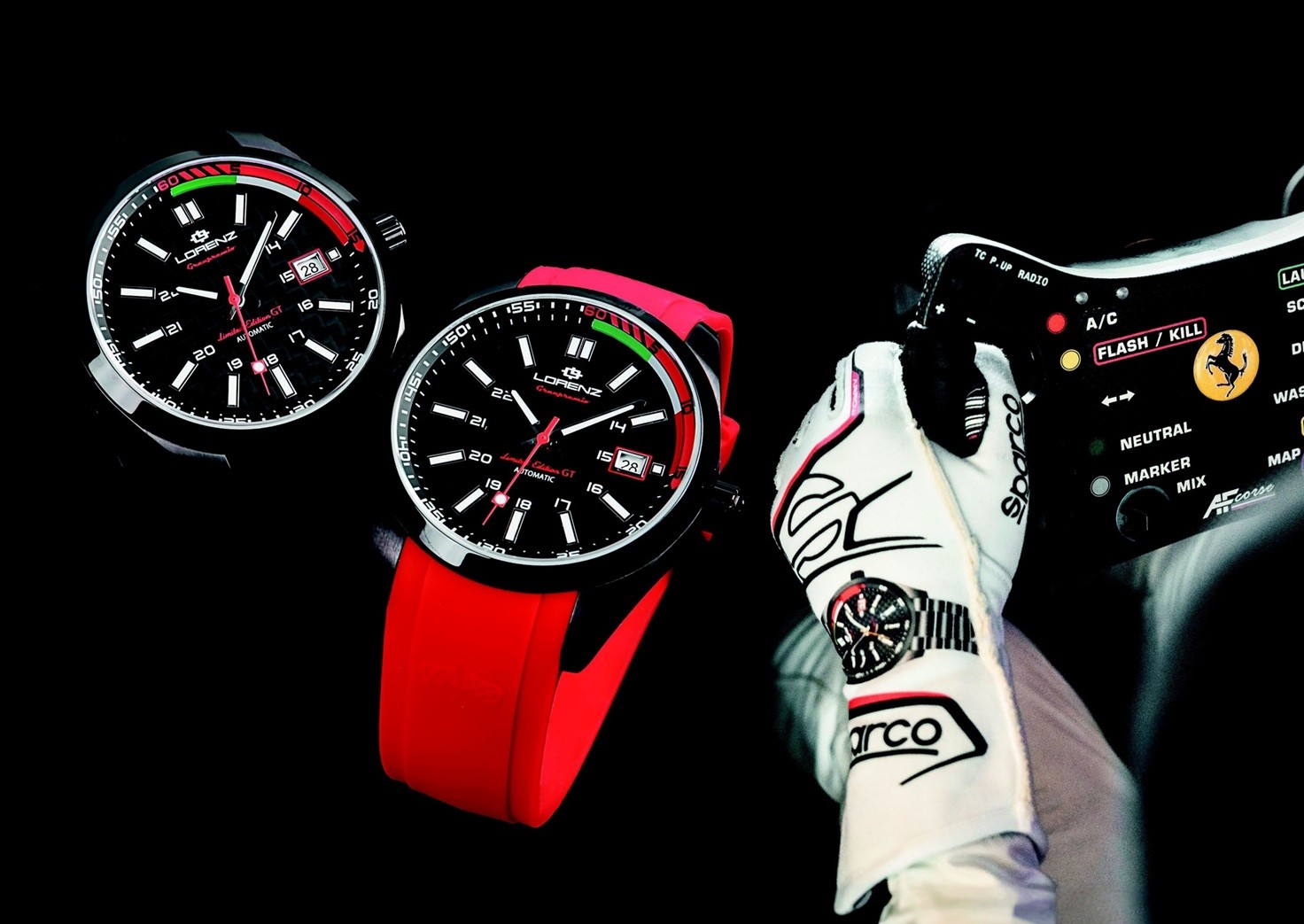 La qualit&agrave; del marchio Lorenz orologi sportivi automatici a al quarzo svizzeri